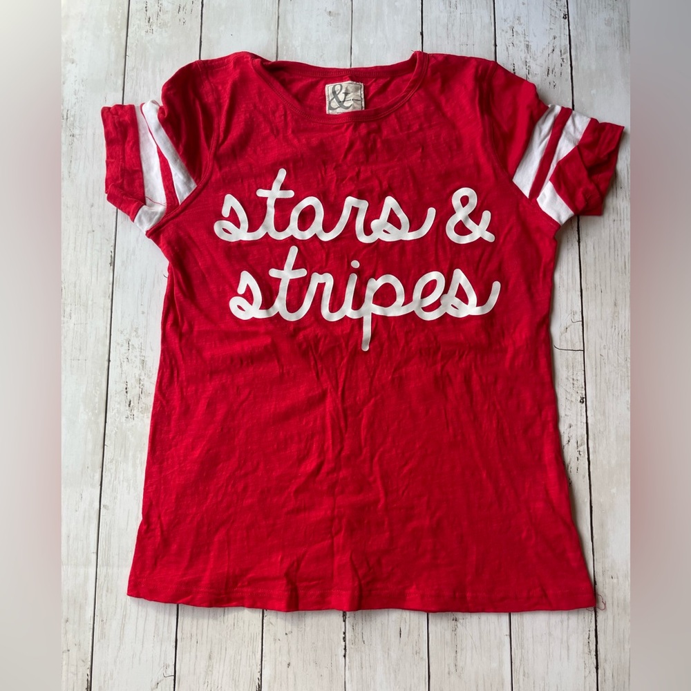 Ampersand Ave Stars and Stripes t-shirt